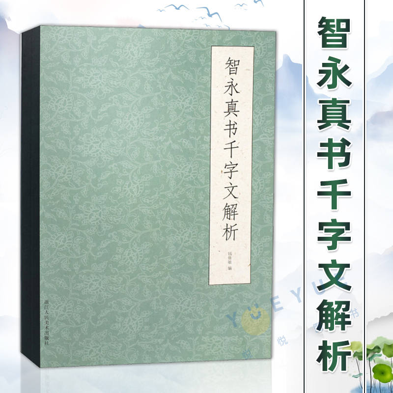正版现货 智永真书千字文解析 墨迹放大版楷书初学者入门技法教程 毛笔书法字帖笔法结构技法中小学生成人自学临摹碑帖集字古诗