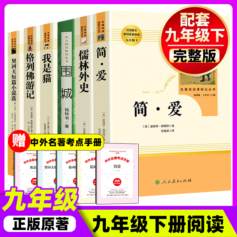 人教版九下必读人教版全套6本