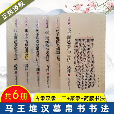 马王堆汉墓帛书书法全6册