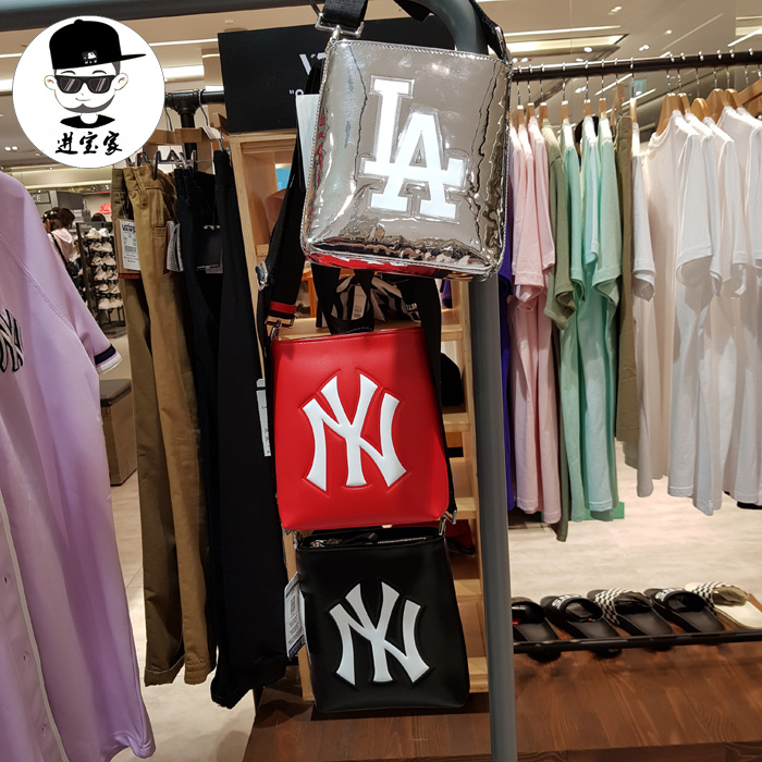 MLB手机包正品男女包手拎包斜挎包NY大标2022新款单肩包BGP2