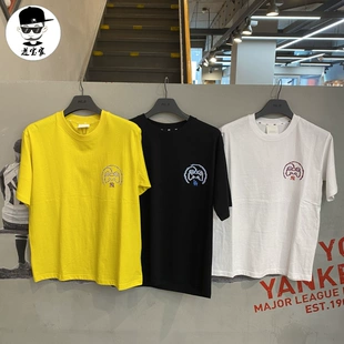 正品 PLAY像素白色T恤男女情侣运动宽松2022年夏季 TSN7 MLB短袖 新款