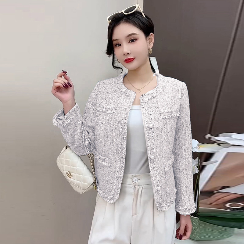 甜美气质减龄小香风短外套