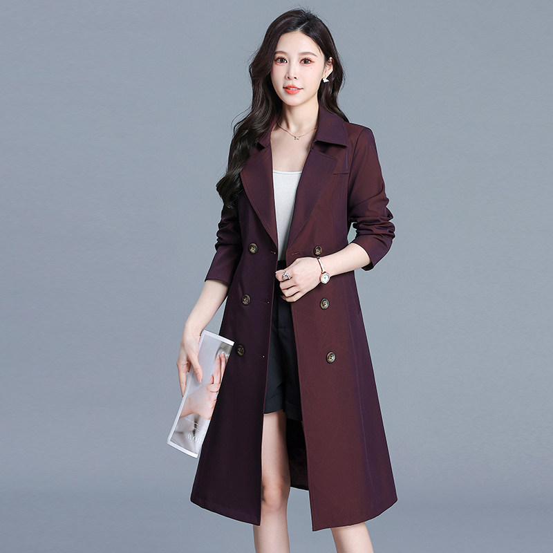西服领中长款大衣气质减龄显瘦