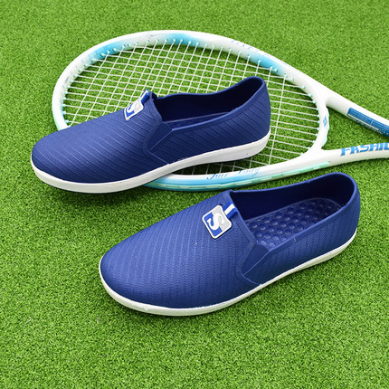 新品低帮雨鞋男士时尚水鞋夏季厨房塑料厨师鞋防水防滑防油工作鞋