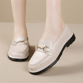 女款 子女单鞋 2026新款 英伦风小皮鞋 秋季 百搭黑色鞋 防水厚底乐福鞋