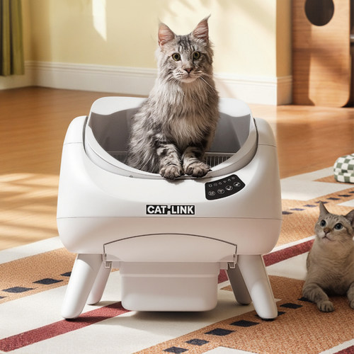 CATLINK胖宝全自动猫砂盆超大号防臭智能猫厕所开放大空间猫砂盆