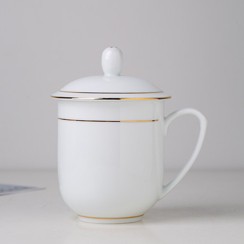 陶瓷办公杯茶杯小号商务LOGO定制