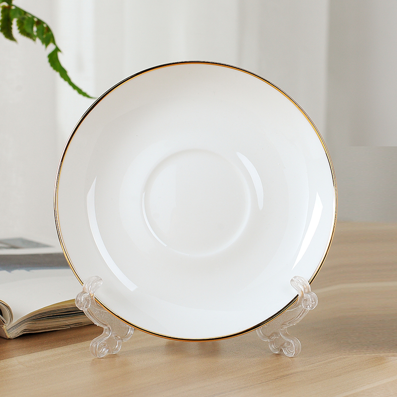 洁升陶瓷骨瓷杯碟子低价促销