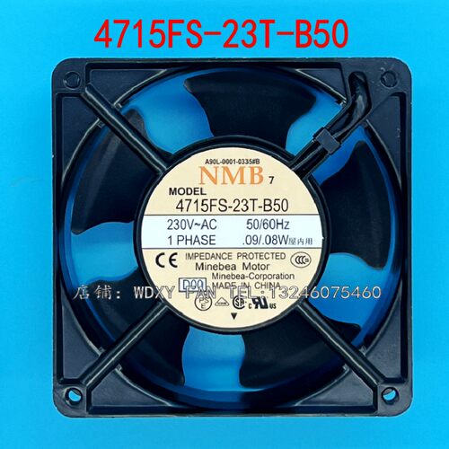 原装NMB美蓓亚 4715FS-23T-B50/B5A 230V120*120*38MM 散热风机