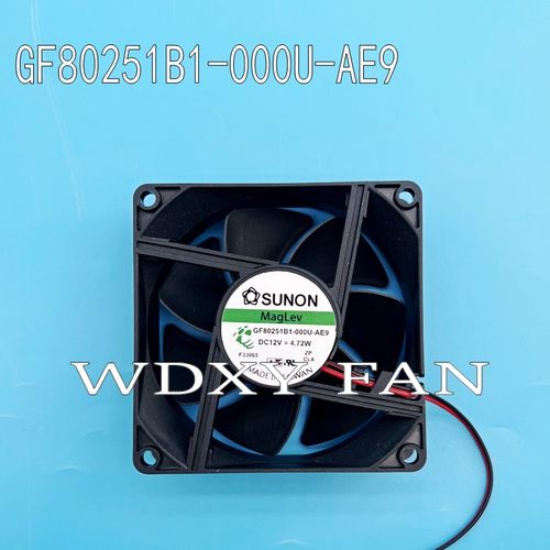 GF80251B1-000U-AE9 DV 12V 4.72W 8025 散热风扇 全新原装建准