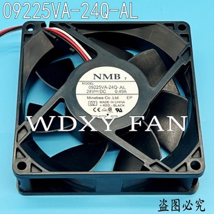 24Q 原装 24V 09225VA 9025 0.49A三线停转报警散热风扇 NMB