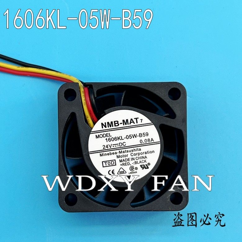 原装NMB-MAT 1606KL-05W-B59 4015 24V 0.08A 变频器散热风扇 4CM