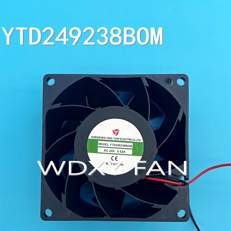 全新应天 YTD249238BOM DC24V 0.52A 9CM 9038 电焊机散热器风扇