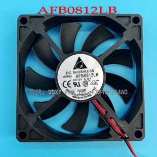 12V AFB0812LB 0.14A 8CM 超静音机箱散热风扇 原装 8015 台达