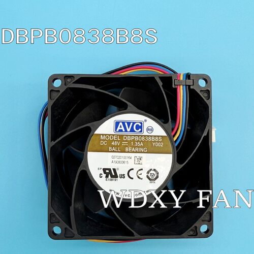 全新原装/AVC DBPB0838B8S 48V 1.35A 4线 暴力大风量散热风扇8CM