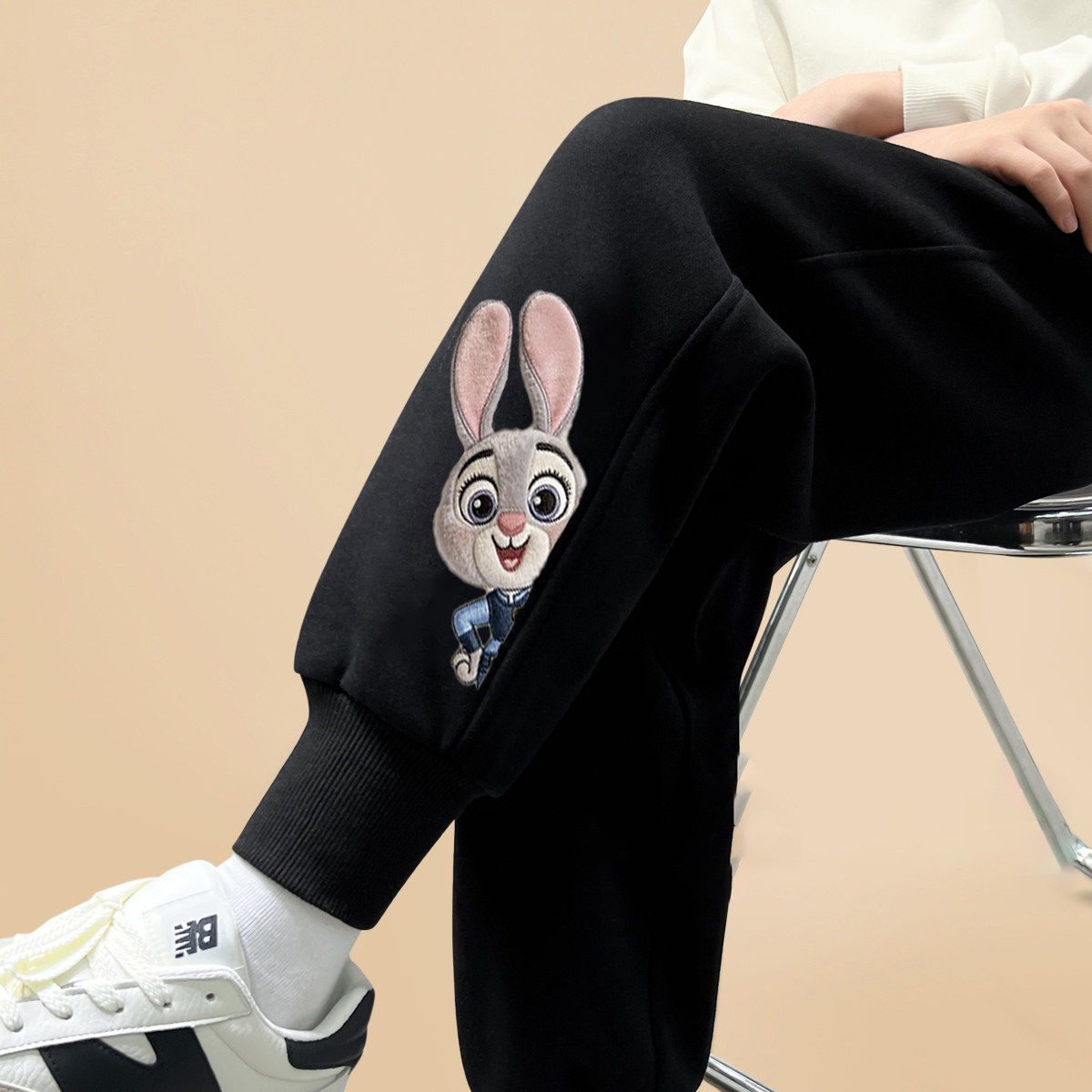 女童男童纯棉校服裤疯狂动物城朱迪运动裤26春秋儿童小女孩长裤子