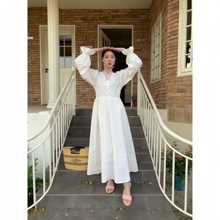 诠释美 NEWOPEN 2025春季法式温柔韩系甜美清亲高腰连衣裙女C3613