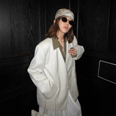 春季 上新」UNITY MODE 「1.5 绵羊毛醋酸西装 开衩V领外套女251162