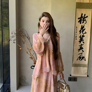 温柔风高级感轻奢穿搭仙女套装 两件套装 气质时尚 NANA秋冬法式