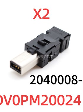 TE 1-2201855-1 工业Mini I/O插头 DV0PM20102 松下伺服X2连接器