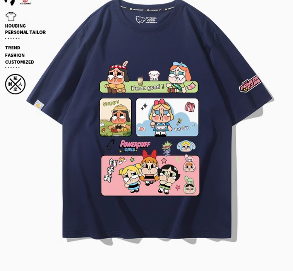 飞天小女警哭娃crybaby联T恤