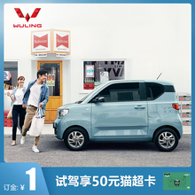 1元  宏光MINIEV 试驾享50元天猫超市卡