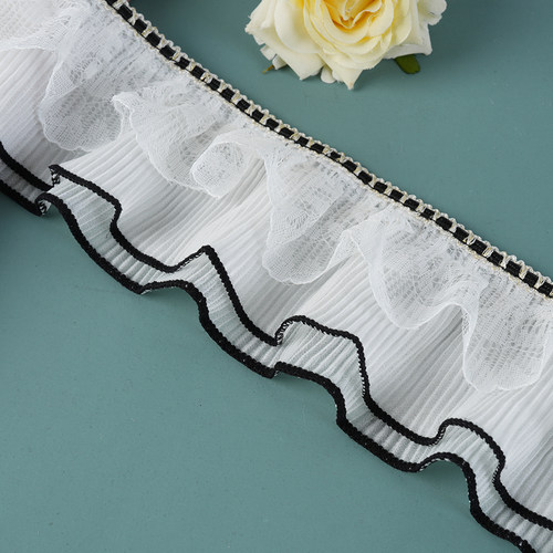 窗帘花边法式浪漫刺绣金线立边