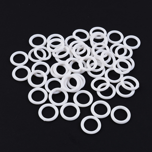 1公分窗帘塑料小圈简约罗马圈白色塑料环罗马帘配件迷你圈闭口环