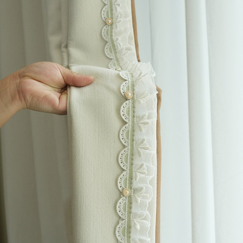 窗帘蕾丝立边波浪花边辅料装饰带手工diy洛丽塔褶皱荷叶边M-947