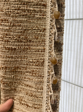 窗帘立边侧边波西米亚风流苏小香风花边抱枕家居用品辅料M-1036