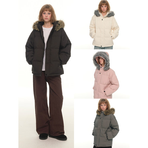 UNRETRO三防面料工装派克羽绒服