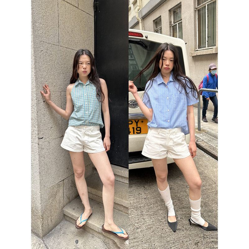 【清仓】UNRETRO 水洗低腰工装超短裤女小个子甜酷辣妹显瘦热裤,女装/女士精品,休闲裤,淘宝优惠券,粉丝福利购,淘宝优惠卷