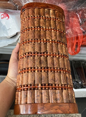 精选精品越南黄花梨降香黄檀实木枕头木质软枕