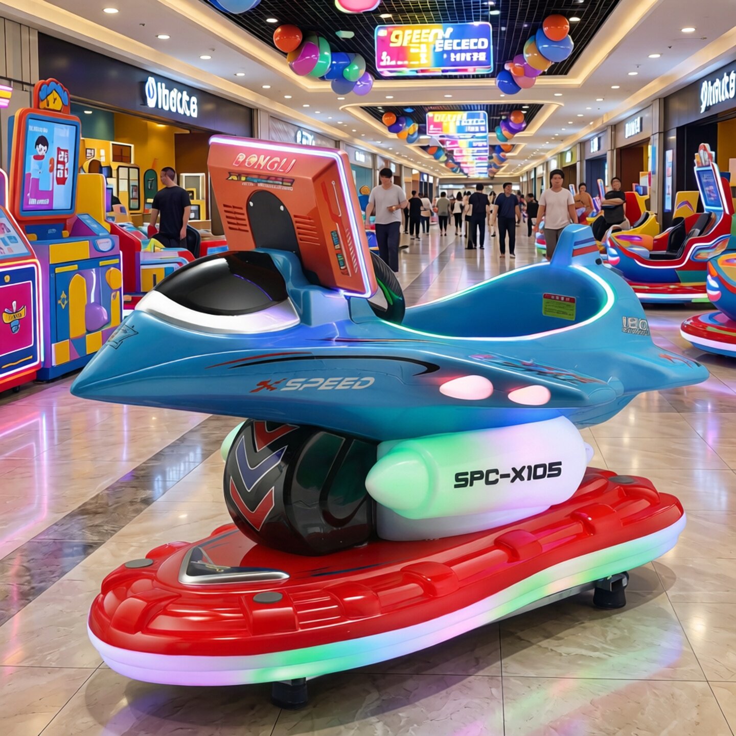 摇摇车新款商用投币超市门口摆放摇摆机小孩MP5动画战斗飞机玩具