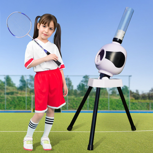 羽毛球自动发球机家用单人练习器室内自打中考体育训练发球器儿童