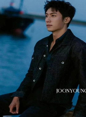 JOONYOUNG 一身丹宁造型 雅痞风 工装风 日本面料 星空牛仔套装
