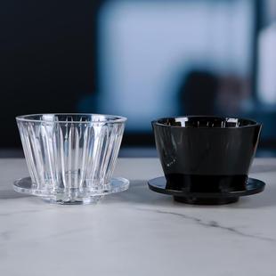 冰瞳B75树脂手冲咖啡滤杯平底蛋糕滤杯金龙杯家用手冲咖啡器具