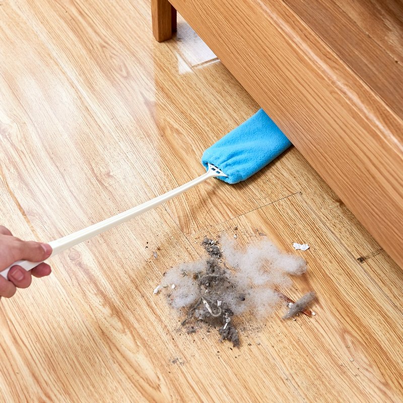 日本家用加长除尘掸子床底扫灰清洁缝隙灰尘刷鸡毛禅打扫卫生工具