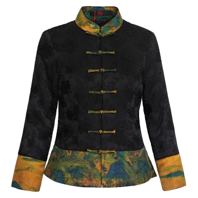 冬款加厚棉袄唐装女中国风上衣