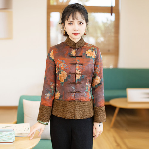 如意唐装中式棉衣女装