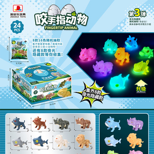 现货秒发儿童咬手指恐龙玩具迷你益智霸王龙仿真模型男孩玩具网红