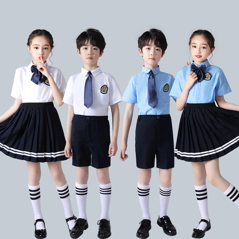 中小学生演出儿童歌咏比赛合唱服