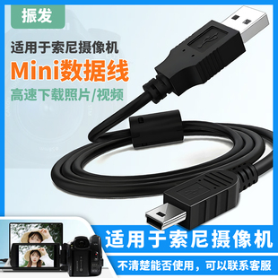 振发 适用于索尼DV摄像机数据线DCR-SX21E SX63E SX83E SX85E SR68 SR46 SR45 SR65 SR47 SR40电脑连接线SR87