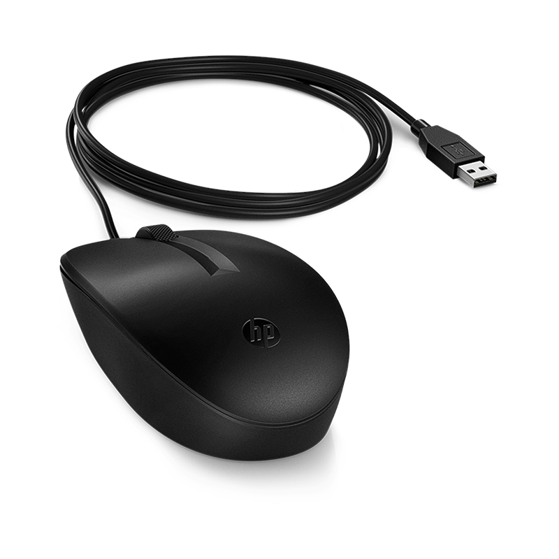 惠普有线光电USB商务办公鼠标