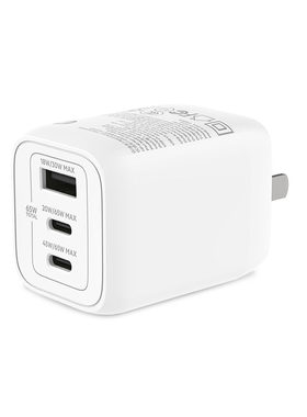 惠普（HP）原装65W氮化镓电源适配器Type-c便携套装三口快充 适用MacBook联想小米华为手机平板笔记本电脑
