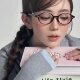 张婧仪dowdy同款 素颜玳瑁色椭圆书呆子眼镜女小框可配高度数近视