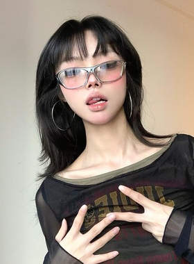 Y2K千禧墨镜辣妹复古男太阳眼镜