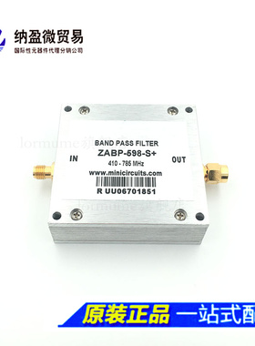 ZABP-598-S+ ZABP-598 滤波器  SMA接头 美国进口原装