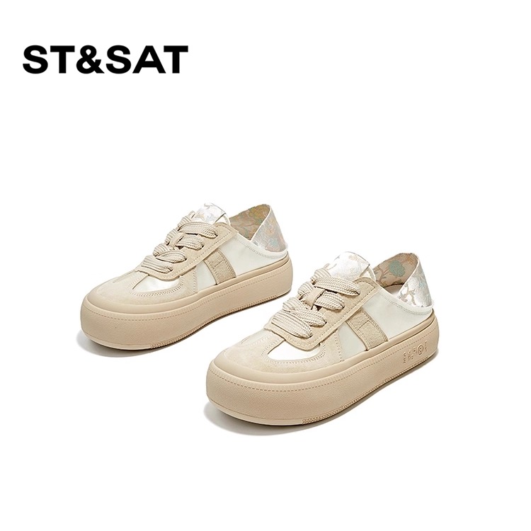 星期六百搭德训鞋女一脚蹬懒人鞋