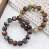 梦幻星空菩提手串大尺寸15mm胖苹果花皮菩提根佛珠文玩串珠男女款